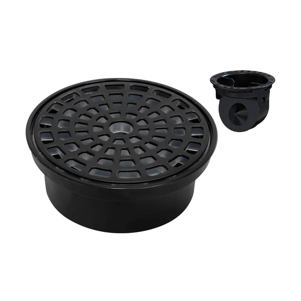 Coladera universal con check anti-olores, en color negro, para tuberi…