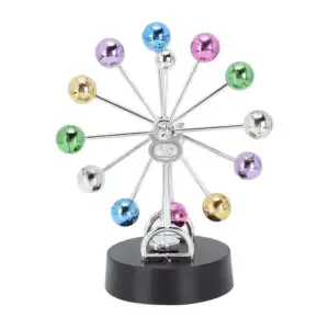 Rueda de la fortuna giratoria decorativa con debate perpetuo orbital …