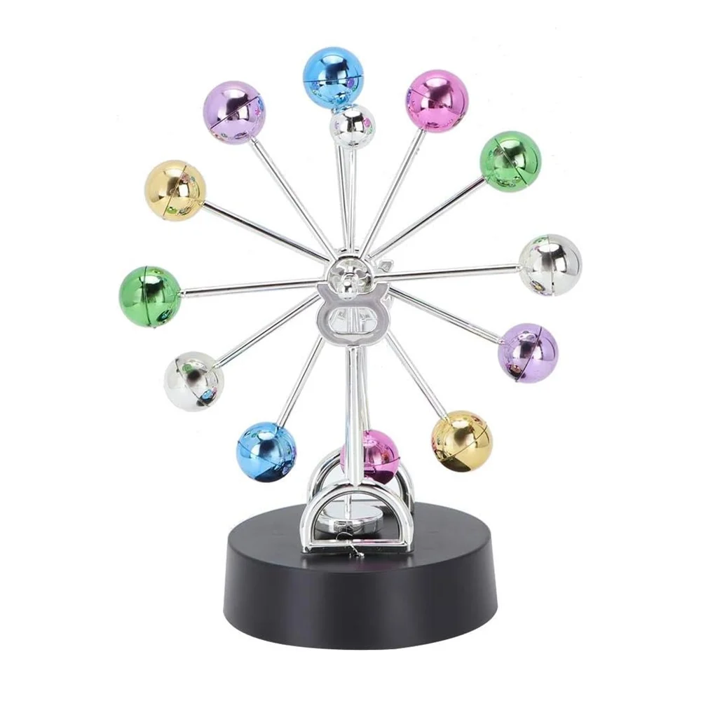 Rueda de la fortuna giratoria decorativa con debate perpetuo orbital …