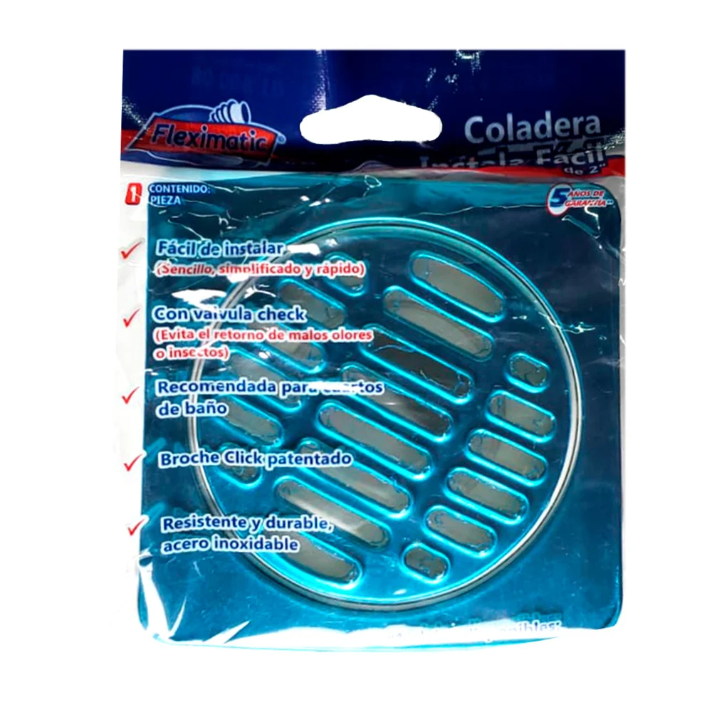 Coladera cuadrada con cubierta de acero inoxidable, anti-olores 10x10…