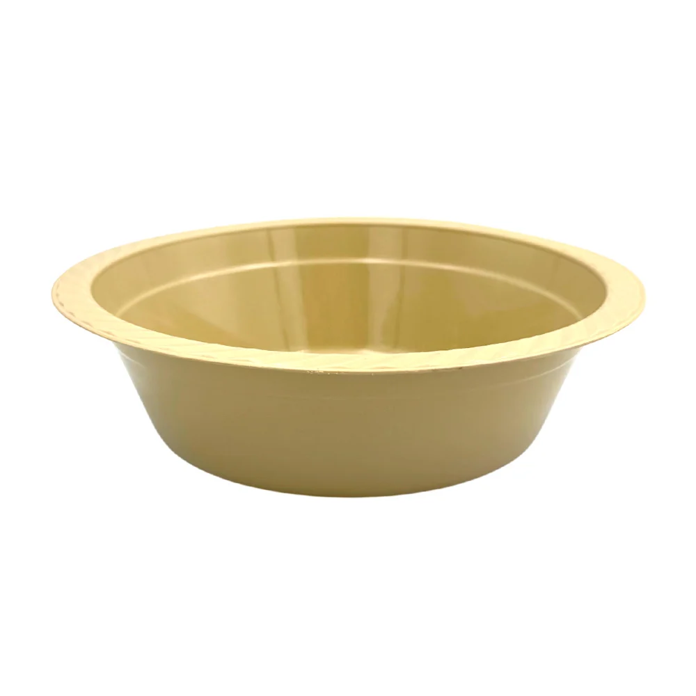 Plato pozolero de plástico, 19 cm en color beige / plato pozolero lis…