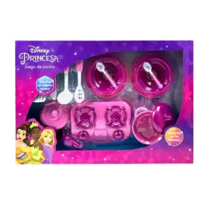 Juego de cocina de juguete con 15 piezas y estampado de princesas / t…