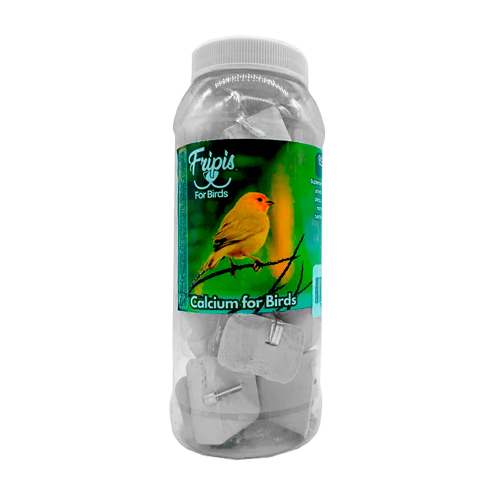 Bote con 20pzas de suplemento calcio para aves / fripis for birds / 2…