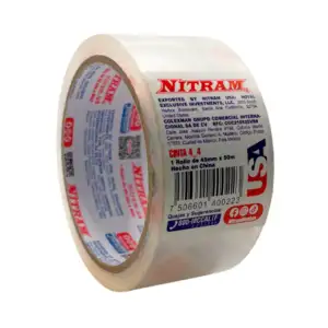 Rollo de cinta adhesiva transparente multifuncional / nitram / 45mmx5…