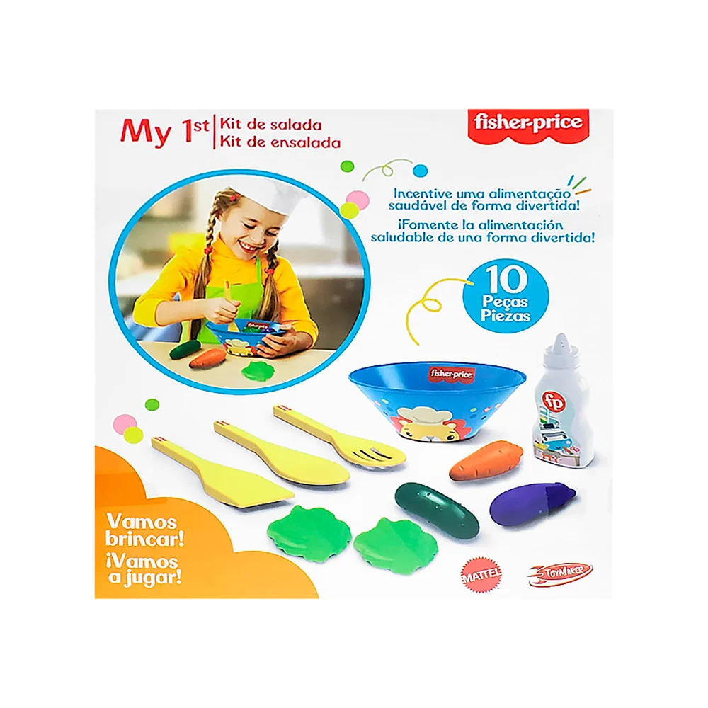 Juguete set de cocina con 10 accesorios para preparara ensalada / fis…
