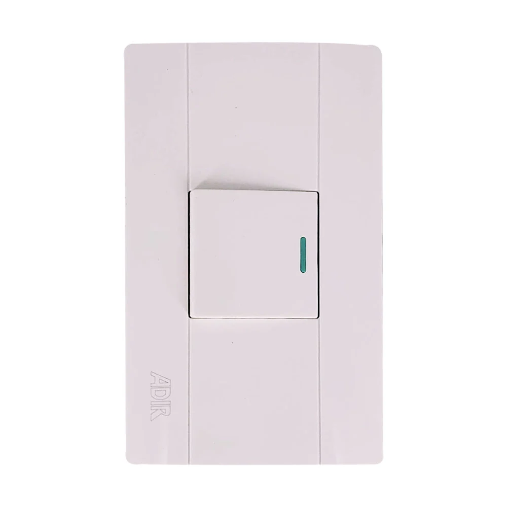 Placa de pared, con interruptor apagador de escalera / línea toscana …