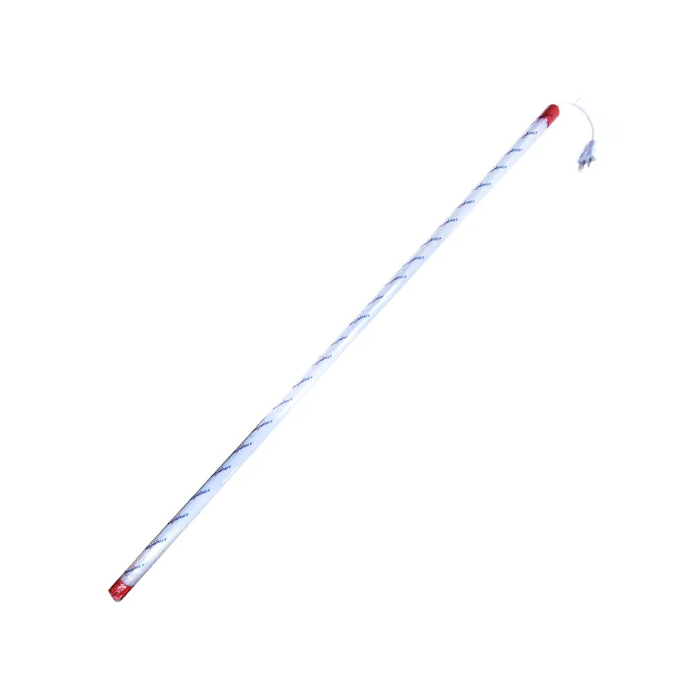 Regleta led de plástico t8 redonda wanergy en color azul con consumo …