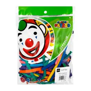 Paquete con 50 globos payaso de no. 270 gusano - salchicha en colores…