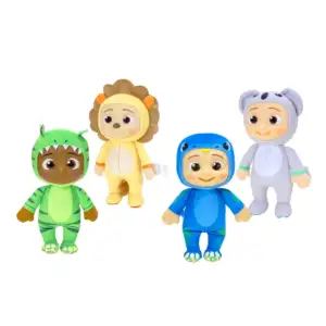 Muñeco peluche de personajes de cocomelon con pijama de animales, 20c…