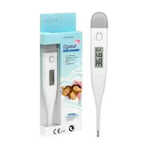 Termómetro digital tipo pluma con apagado automático y sonido, varied…