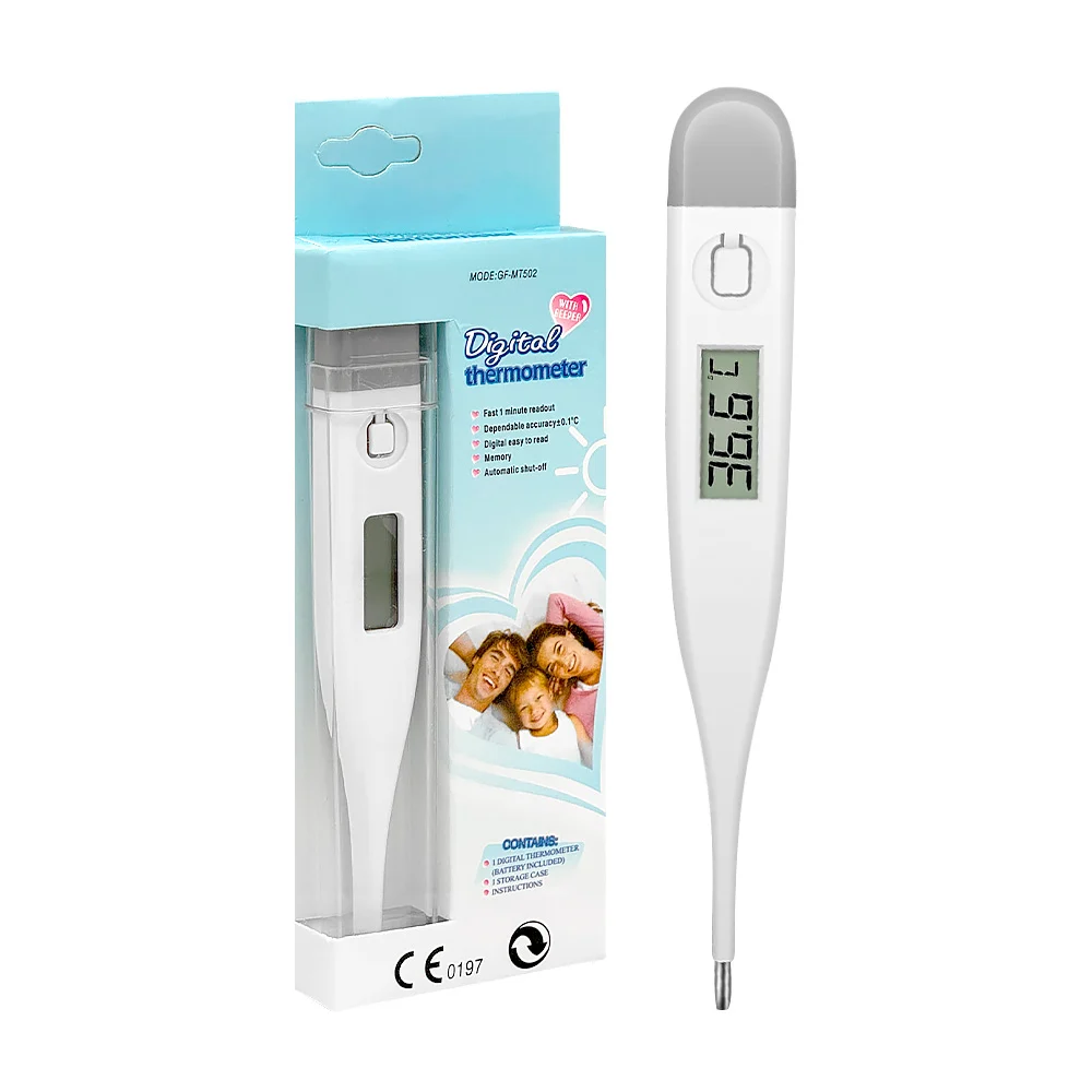Termómetro digital tipo pluma con apagado automático y sonido, varied…