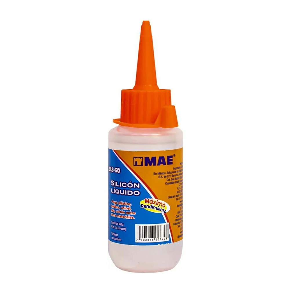 Bote chico con silicón líquido frío mae de máximo rendimiento 60ml / …