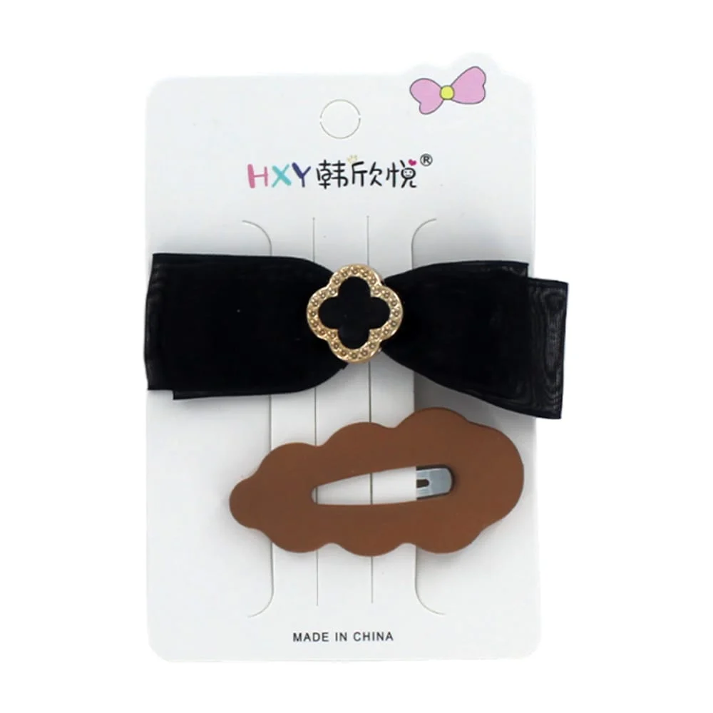 Blister con 2 broches para el cabello hxy en forma de nube y moño con…
