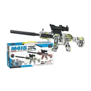 Pistola assault rifle m416 diseño de águila con 2 modos de uso para l…