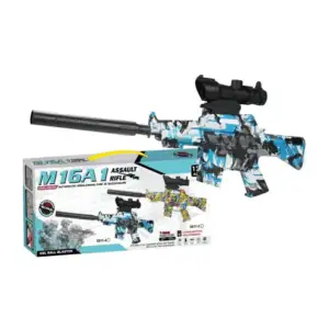 Pistola de juguete m16a1assault rifle con diseño grafiti, 2 modos de …