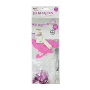 Kit de base para globos con 11 popotes ajustables, 4 globos de látex …