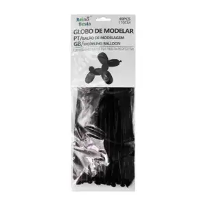 Paquete con 40 globos salchicha para modelar, 110cm, variedad de colo…