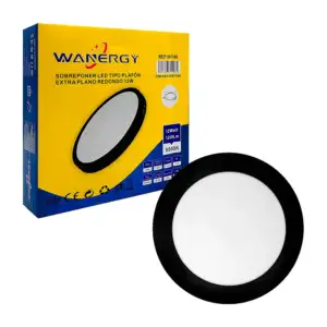 Lámpara led wanergy tipo plafón redondo de 12w de sobreponer / 60146