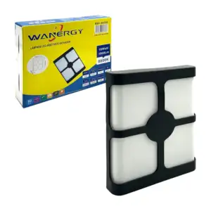 Lámpara wanergy led arbotante antivapor de 18w con resistencia ip44 /…