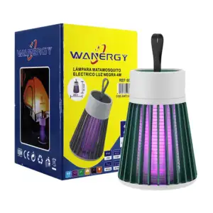 Lámpara eléctrica mata mosquitos de luz negra con consumo de 4 watts …