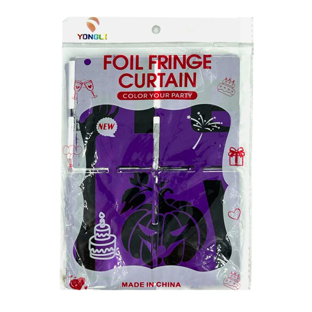 1pza Cortina tipo cuadros con temática de Halloween diseño estampado …