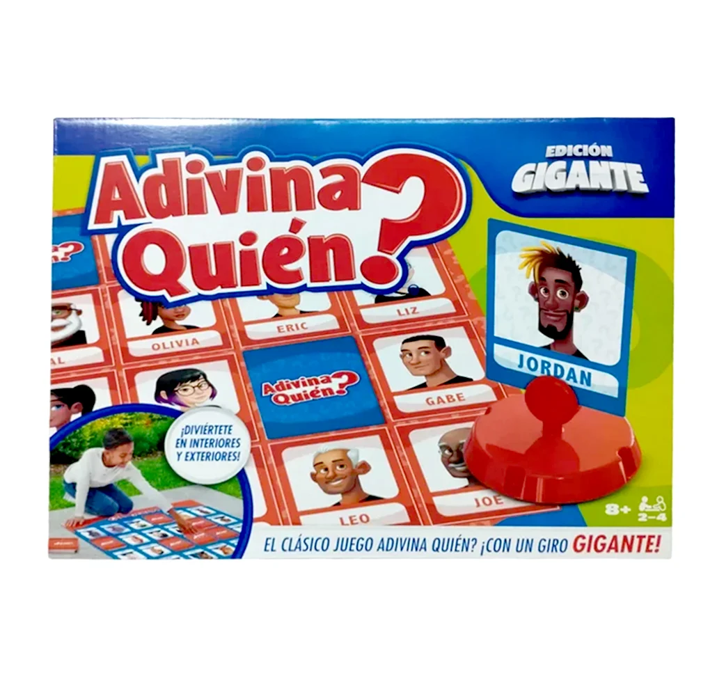 Juego, adivina quién en edición gigante con 2 tapetes grandes de vini…