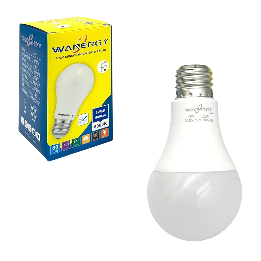 Foco led wanergy con sensor de radar de 9w / 60719