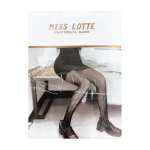 Pantimedias negras con estampado tipo monograma de letra m para dama …