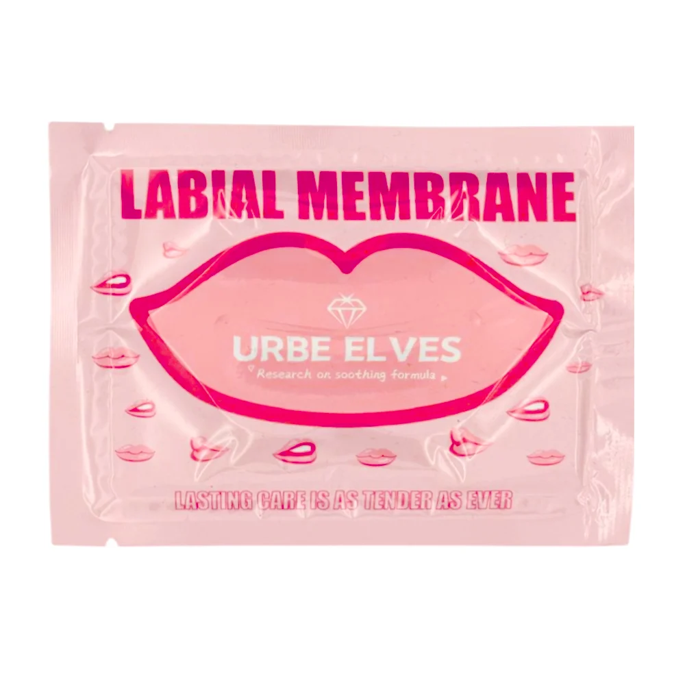 1pza Mascarilla hidratante con extracto de melocotón para labios / urbe elves / labial membrane