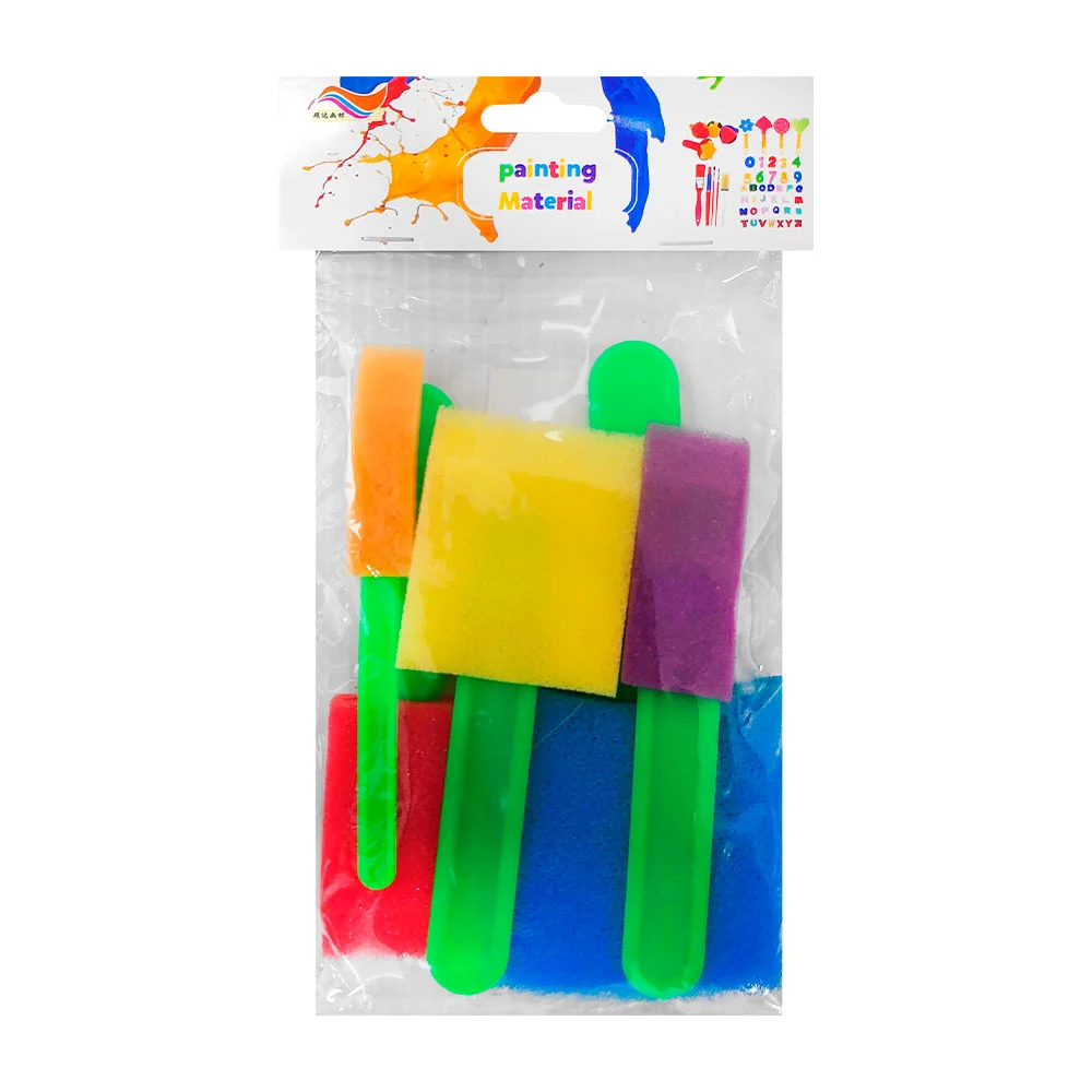 Paquete con 5 esponjas para pintura de diferentes tamaños, variedad d…