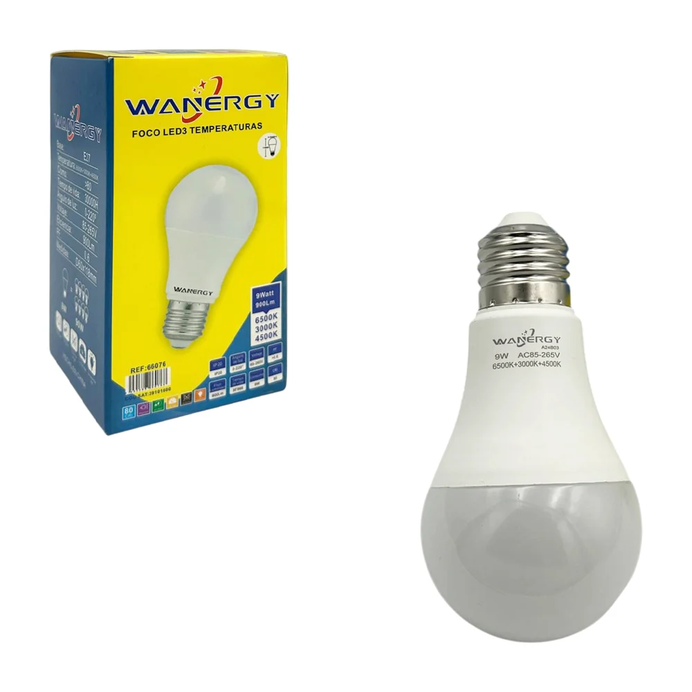 Foco wanergy ahorrador led de 9w y 3 temperaturas / 66076 – Joinet