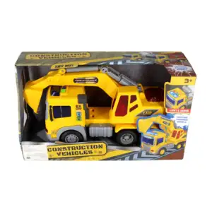 Juguete de camión excavador con luces / construction vehicles