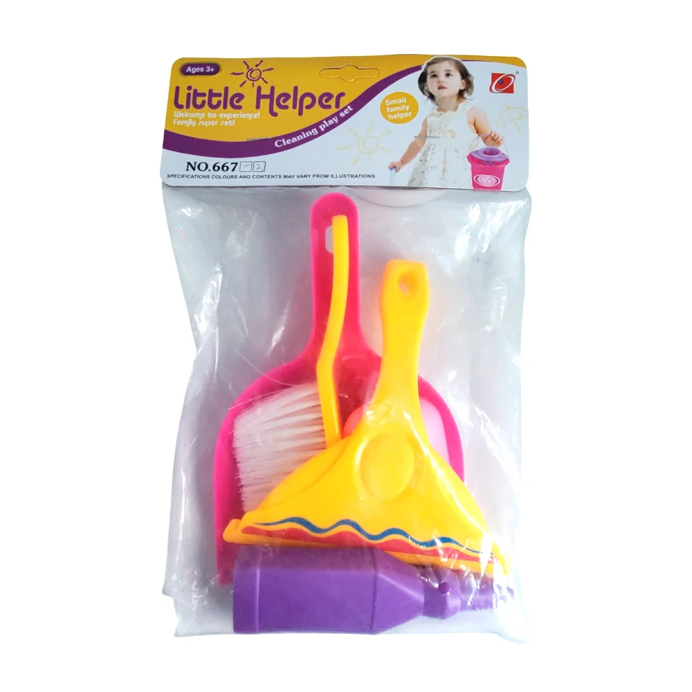 Set 5 accesorios de juguete para la limpieza del hogar, recogedor, ce…