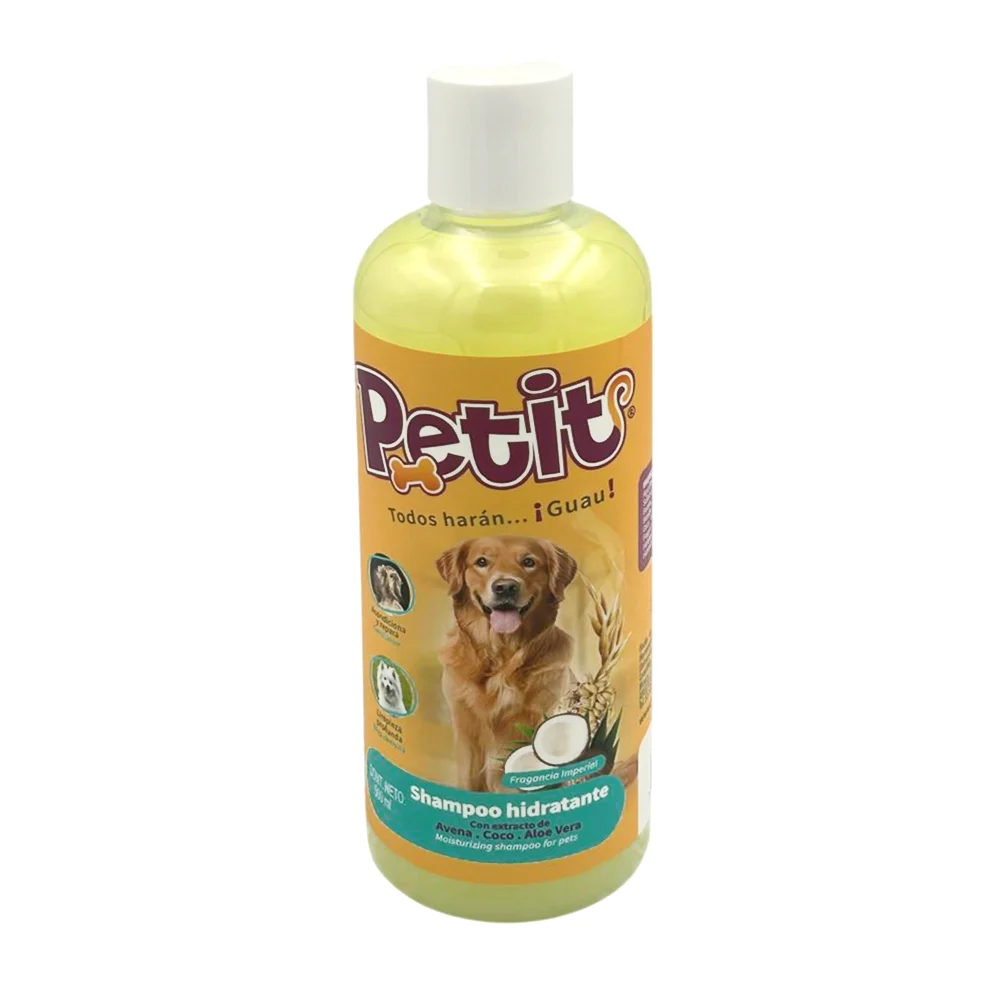 Shampoo hidratante para perros con extracto de coco y avena, acondici…