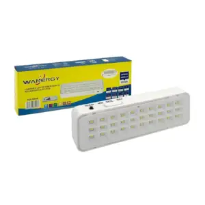 Lámpara led de emergencia wanergy pequeña, recargable de 30 leds / 68…