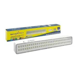 Lámpara de emergencia wanergy led recargable de 60 leds en forma de b…