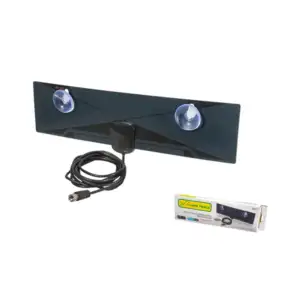 Antena plana rectangular lion tools para interior con ventosas y cabl…