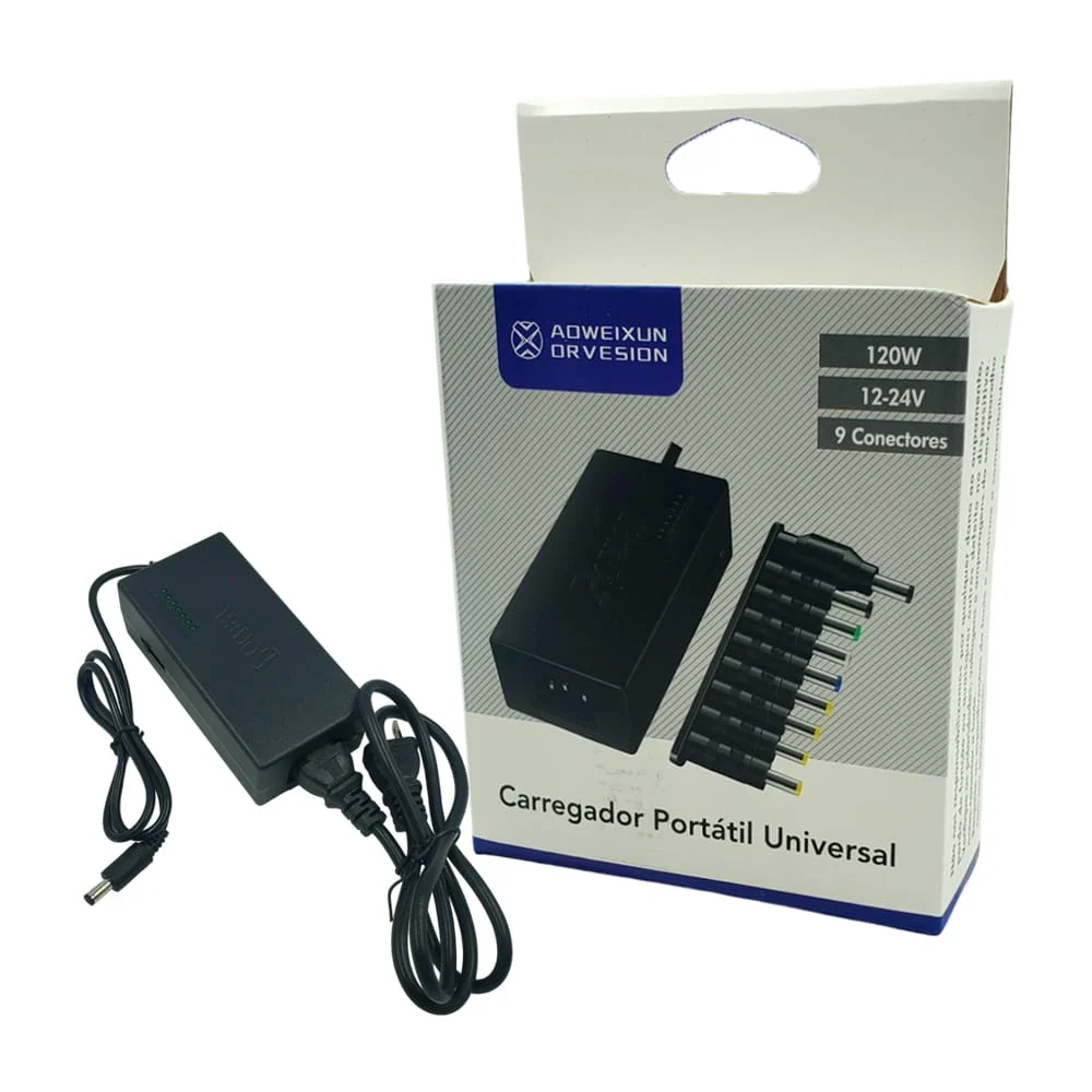 Adaptador cargador portátil universal de corriente con 9 conectores, …
