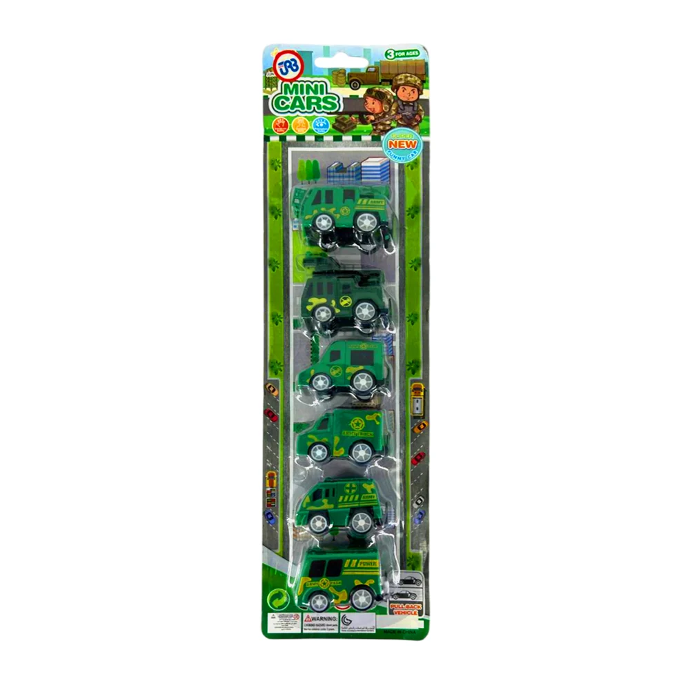 Paquete con 6 vehículos camiones militares, variedad de modelos / min…