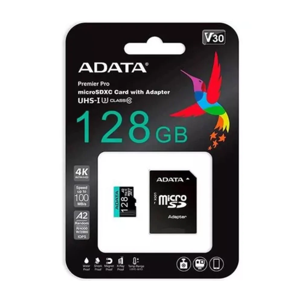 Memoria microsdxc premier pro adata clase 10 con capacidad de 128gb-1…