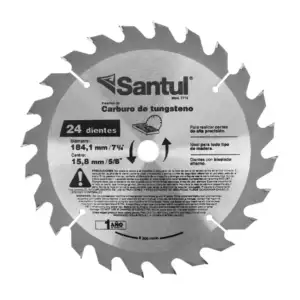 Sierra para madera 7 1/4" con 24 dientes por pulgada / 7715