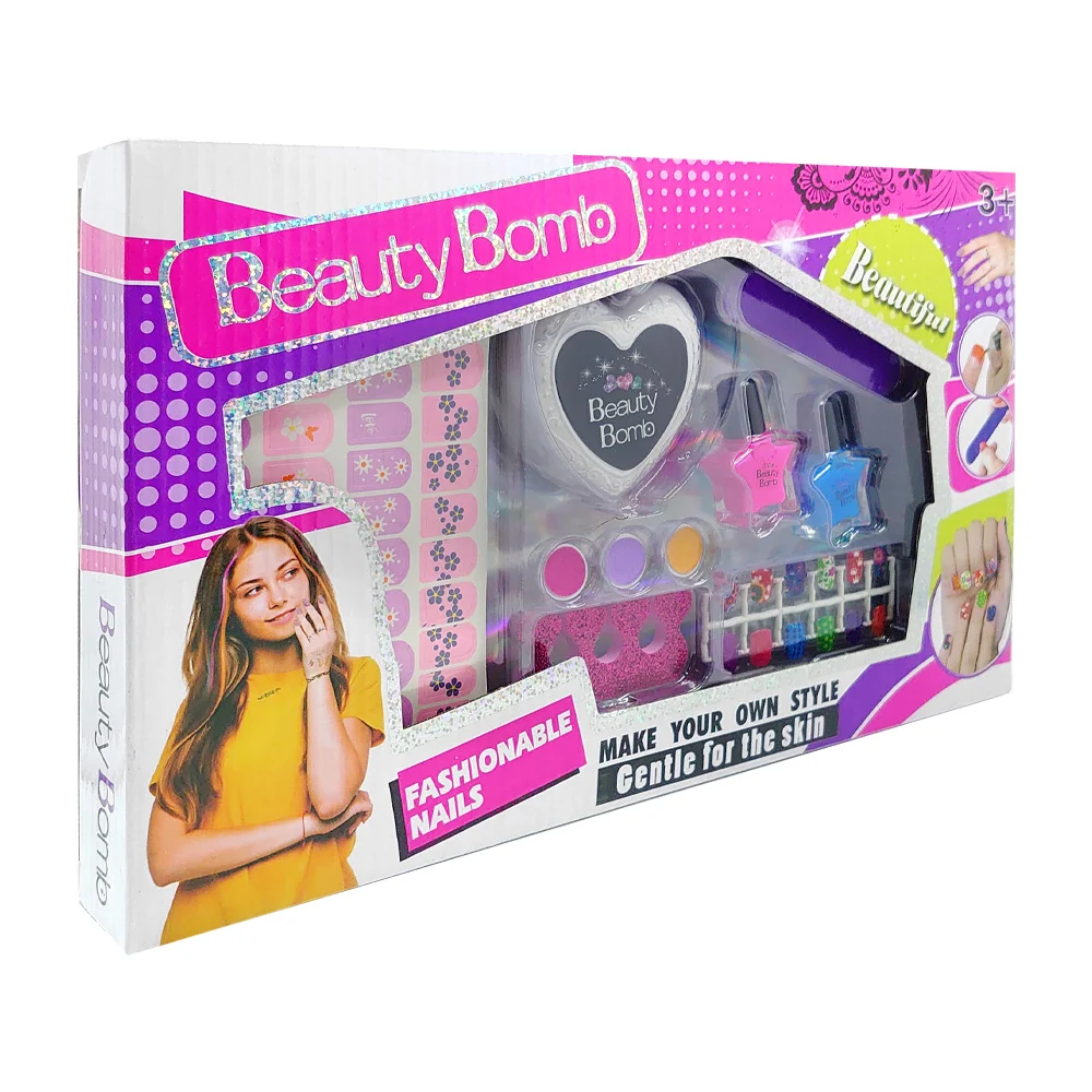 Set de belleza infantil para decorar uñas, variedad de accesorios / b…
