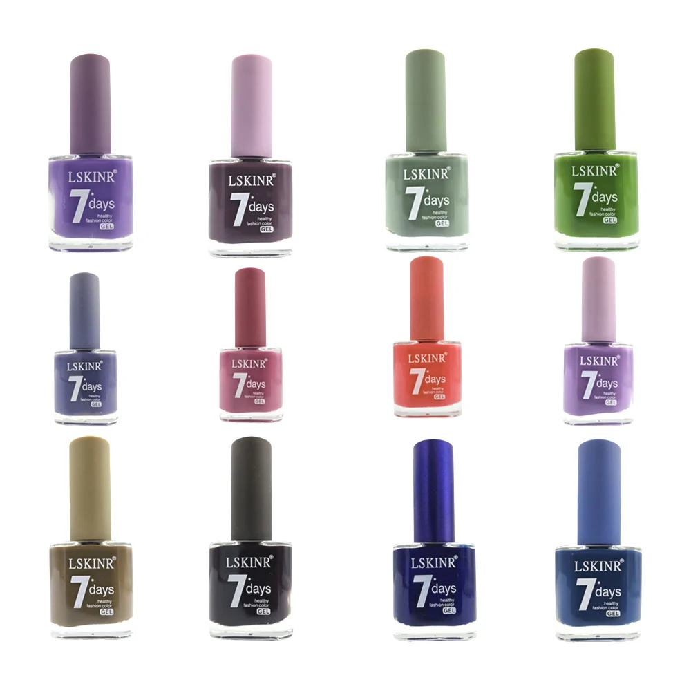 Esmalte lskinr profesional en tono matte para uñas, variedad de color…