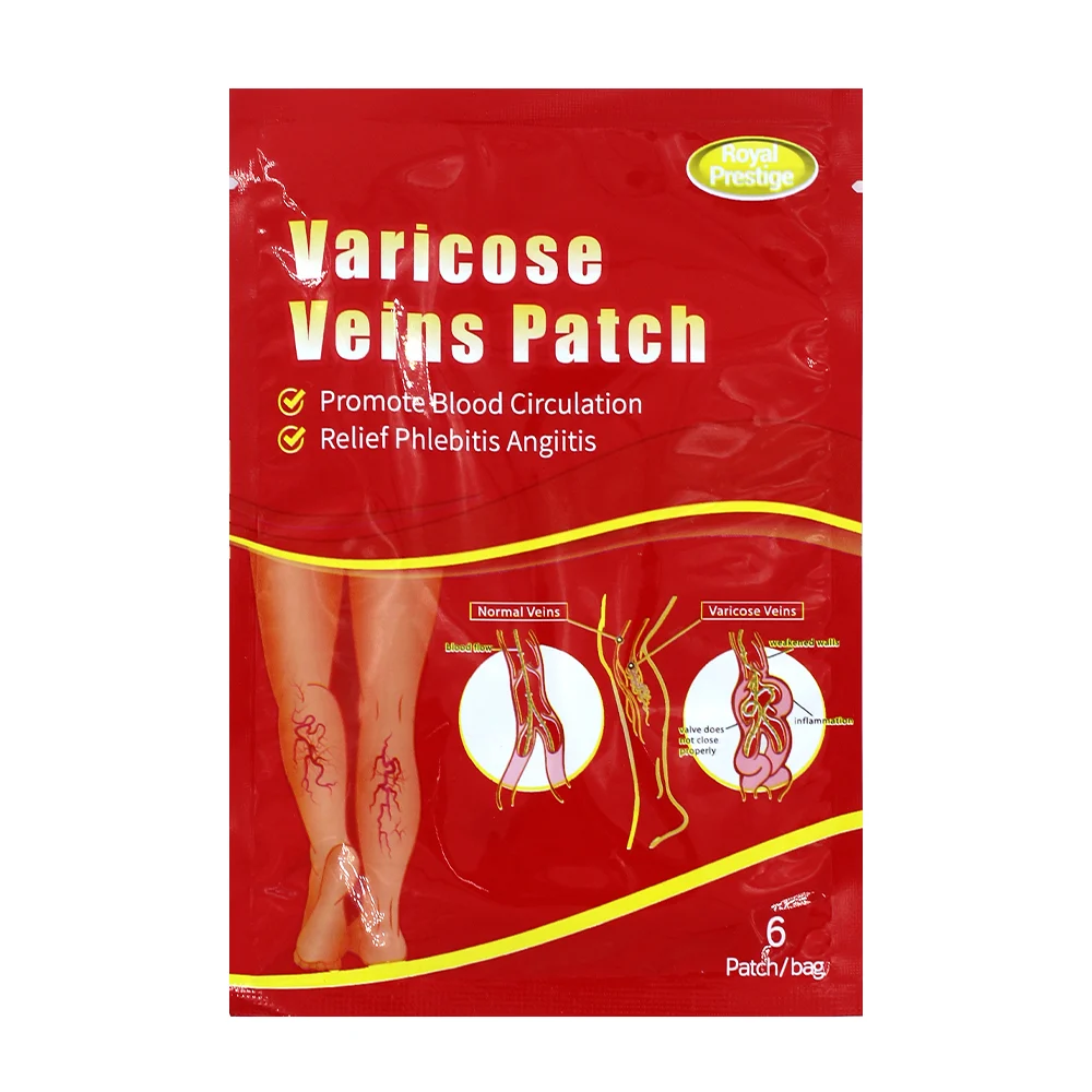 Bolsa con 6 parches rectangulares para venas varicosas / varicose vei…