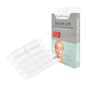 Paquete con 100 tiras bandas pegatinas transparentes para estiramient…