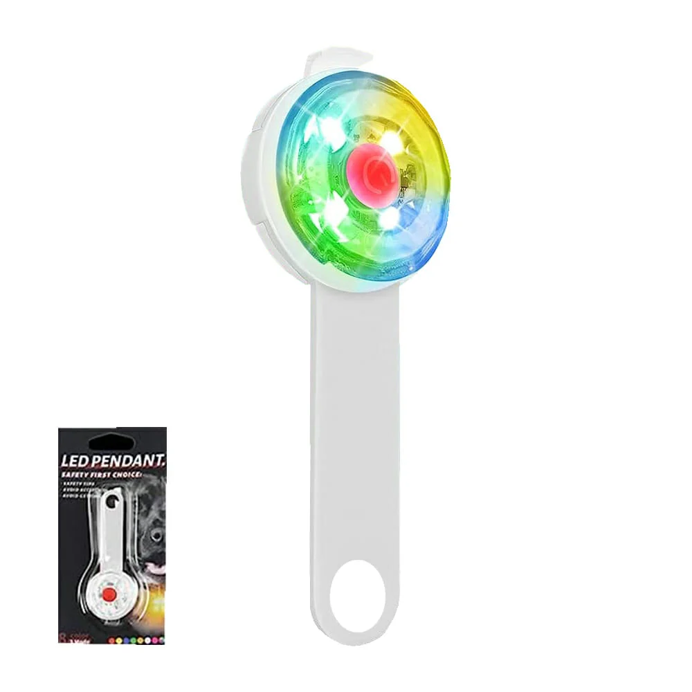 Collar led pendant recargable con 3 modos intercambiables para mascot…