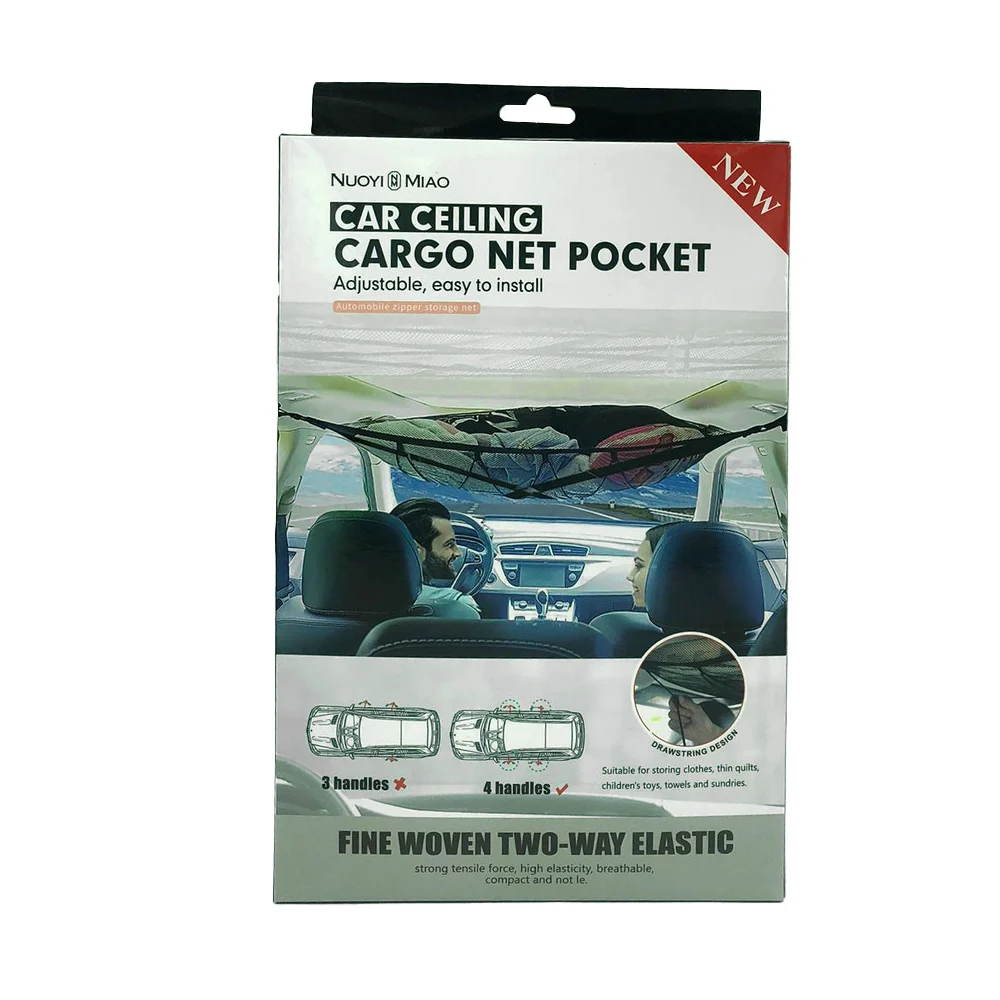 Red de almacenamiento ajustable de techo para coche / car ceiling / 8…