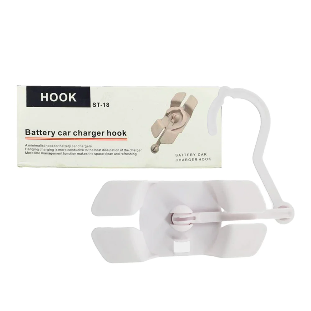 Gancho de plástico adherible para cargador de batería / hook / st-18