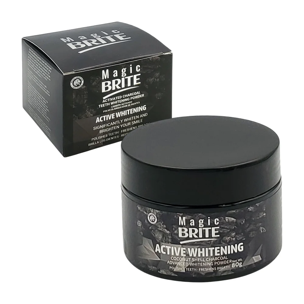 Polvo de carbón activado para el blanqueamiento de los dientes, 80 g …