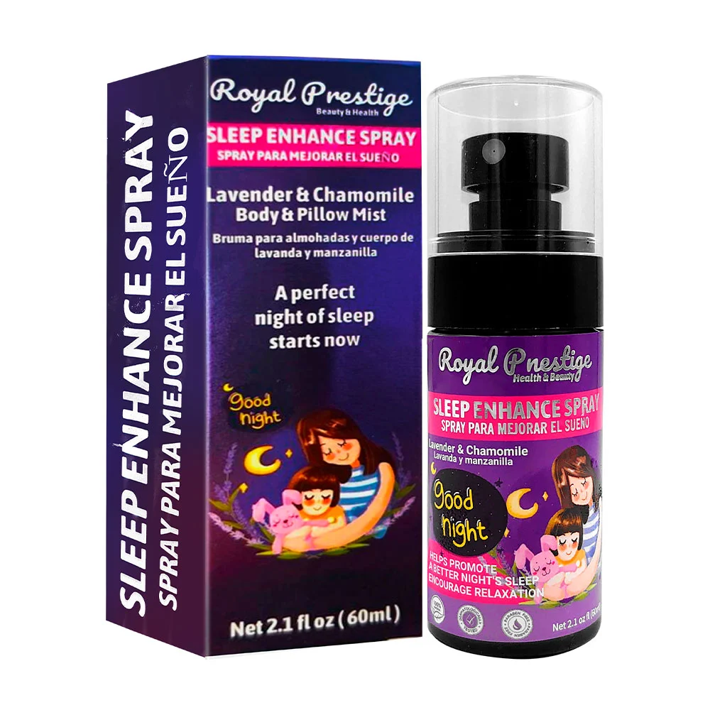 Spray relajante para dormir de 60ml - 2.1oz con esencia de lavanda y …